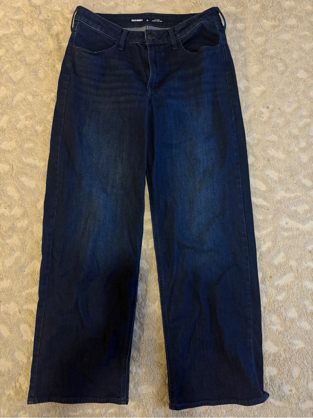 Old Navy Women's High Rise WOW Wide Leg Jeans - size 12